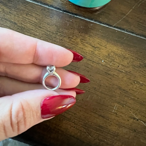 James Avery Charm- Engagement Ring Charm with Cubic Zirconia - Picture 2 of 2